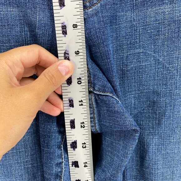 Lee Jeans Women XL Blue Medium Wash Bootcut Curvy Fit High Rise Casual Denim - Picture 8 of 10